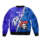 Custom Bulldogs And Knights Rugby 2025 Bomber Jacket Dynamic Style
