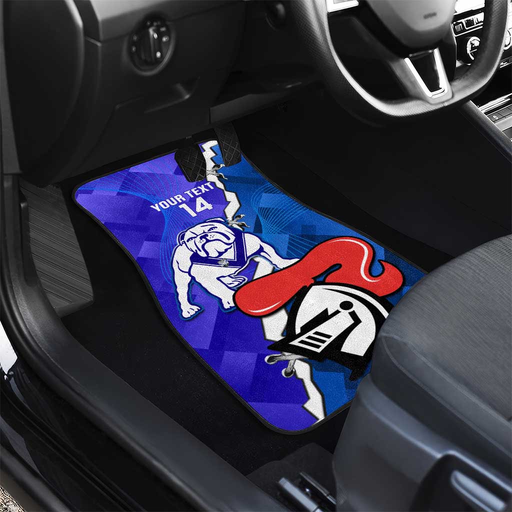 Custom Bulldogs And Knights Rugby 2025 Car Mats Dynamic Style