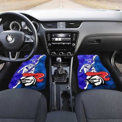 Custom Bulldogs And Knights Rugby 2025 Car Mats Dynamic Style
