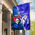 Custom Bulldogs And Knights Rugby 2025 Garden Flag Dynamic Style