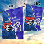 Custom Bulldogs And Knights Rugby 2025 Garden Flag Dynamic Style