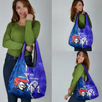 Custom Bulldogs And Knights Rugby 2025 Grocery Bag Dynamic Style