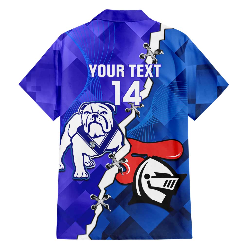 Custom Bulldogs And Knights Rugby 2025 Hawaiian Shirt Dynamic Style