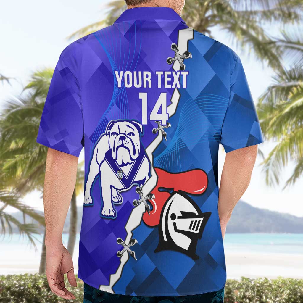 Custom Bulldogs And Knights Rugby 2025 Hawaiian Shirt Dynamic Style