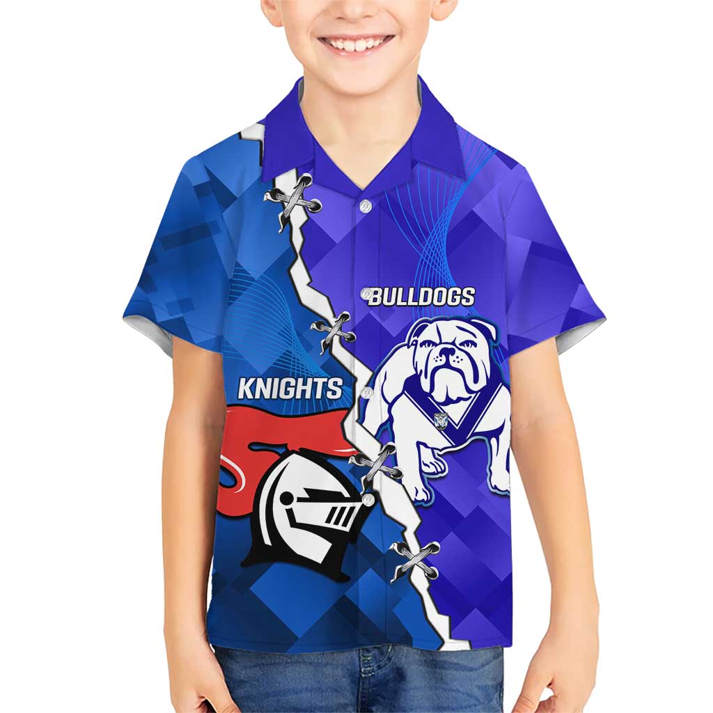 Custom Bulldogs And Knights Rugby 2025 Hawaiian Shirt Dynamic Style