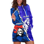 Custom Bulldogs And Knights Rugby 2025 Hoodie Dress Dynamic Style
