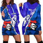 Custom Bulldogs And Knights Rugby 2025 Hoodie Dress Dynamic Style