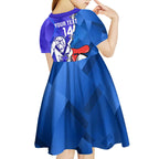 Custom Bulldogs And Knights Rugby 2025 Kid Short Sleeve Dress Dynamic Style