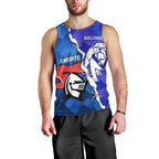Custom Bulldogs And Knights Rugby 2025 Men Tank Top Dynamic Style
