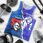 Custom Bulldogs And Knights Rugby 2025 Men Tank Top Dynamic Style