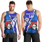 Custom Bulldogs And Knights Rugby 2025 Men Tank Top Dynamic Style