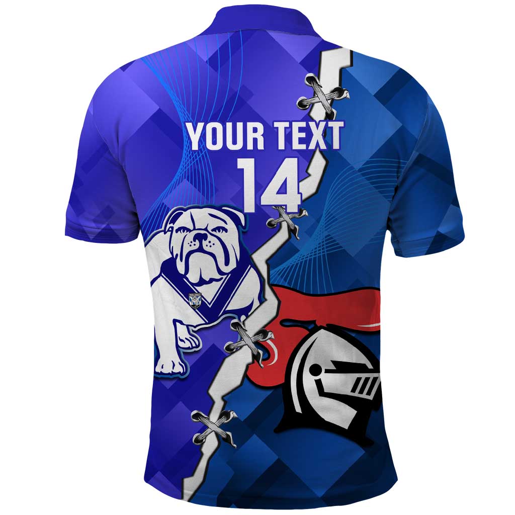 Custom Bulldogs And Knights Rugby 2025 Polo Shirt Dynamic Style