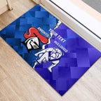 Custom Bulldogs And Knights Rugby 2025 Rubber Doormat Dynamic Style