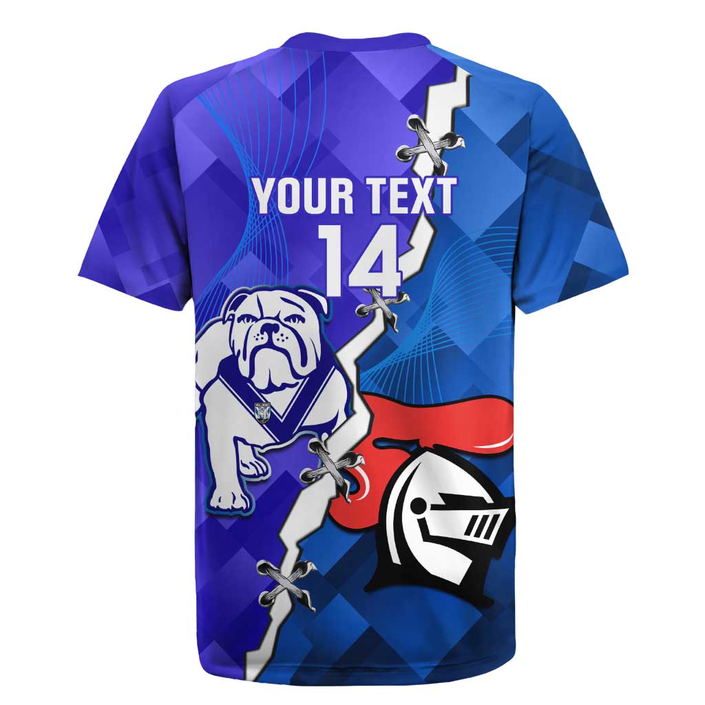 Custom Bulldogs And Knights Rugby 2025 Rugby Jersey Dynamic Style