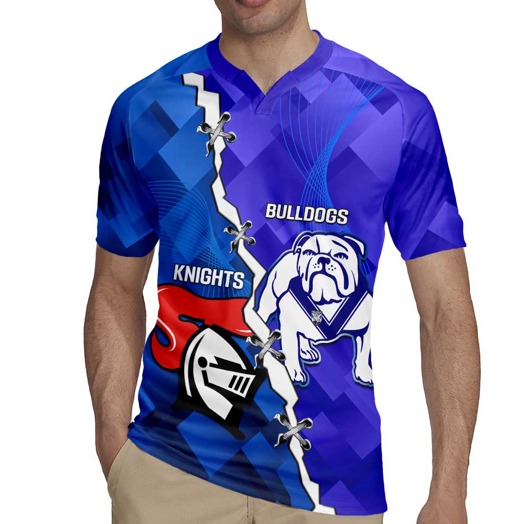 Custom Bulldogs And Knights Rugby 2025 Rugby Jersey Dynamic Style