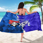 Custom Bulldogs And Knights Rugby 2025 Sarong Dynamic Style