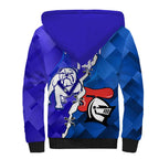 Custom Bulldogs And Knights Rugby 2025 Sherpa Hoodie Dynamic Style