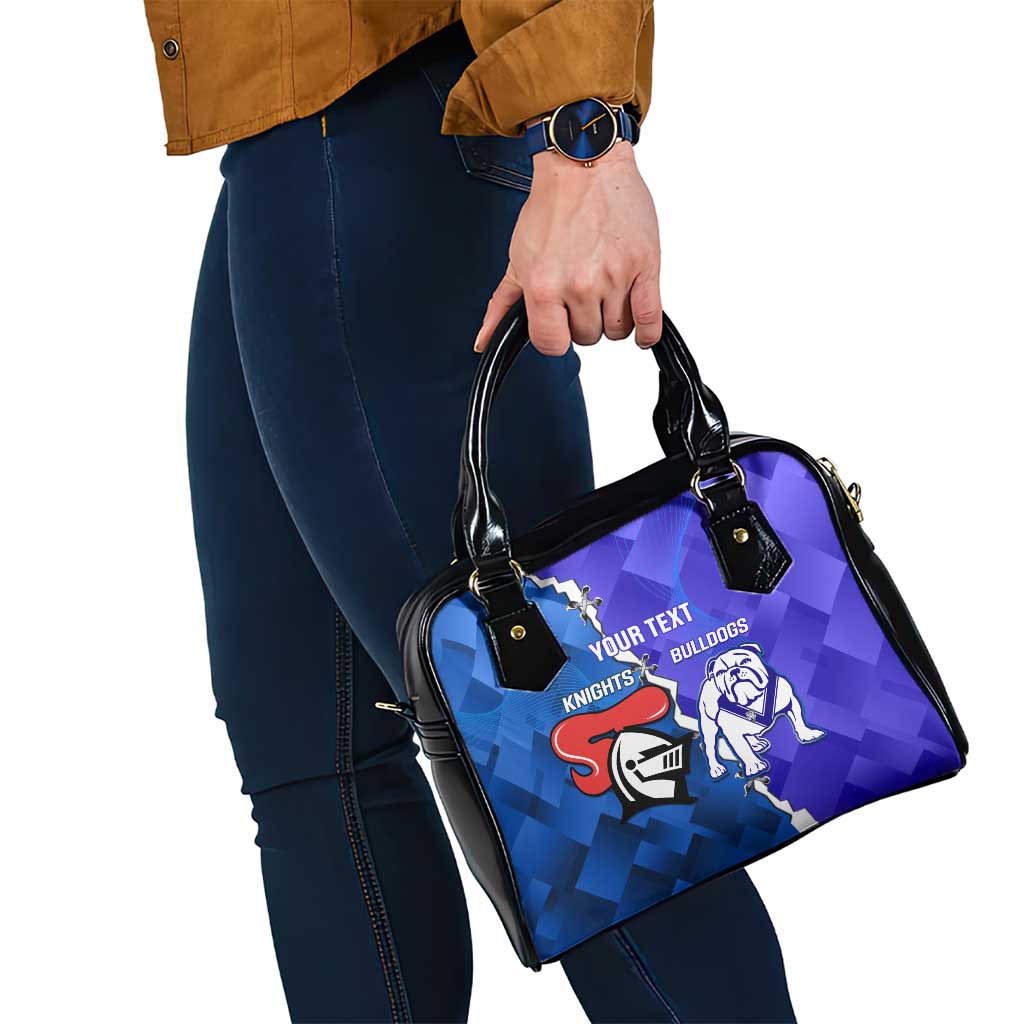 Custom Bulldogs And Knights Rugby 2025 Shoulder Handbag Dynamic Style