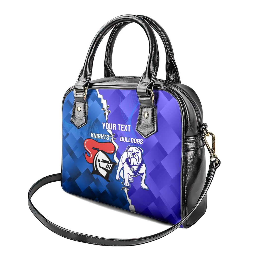 Custom Bulldogs And Knights Rugby 2025 Shoulder Handbag Dynamic Style