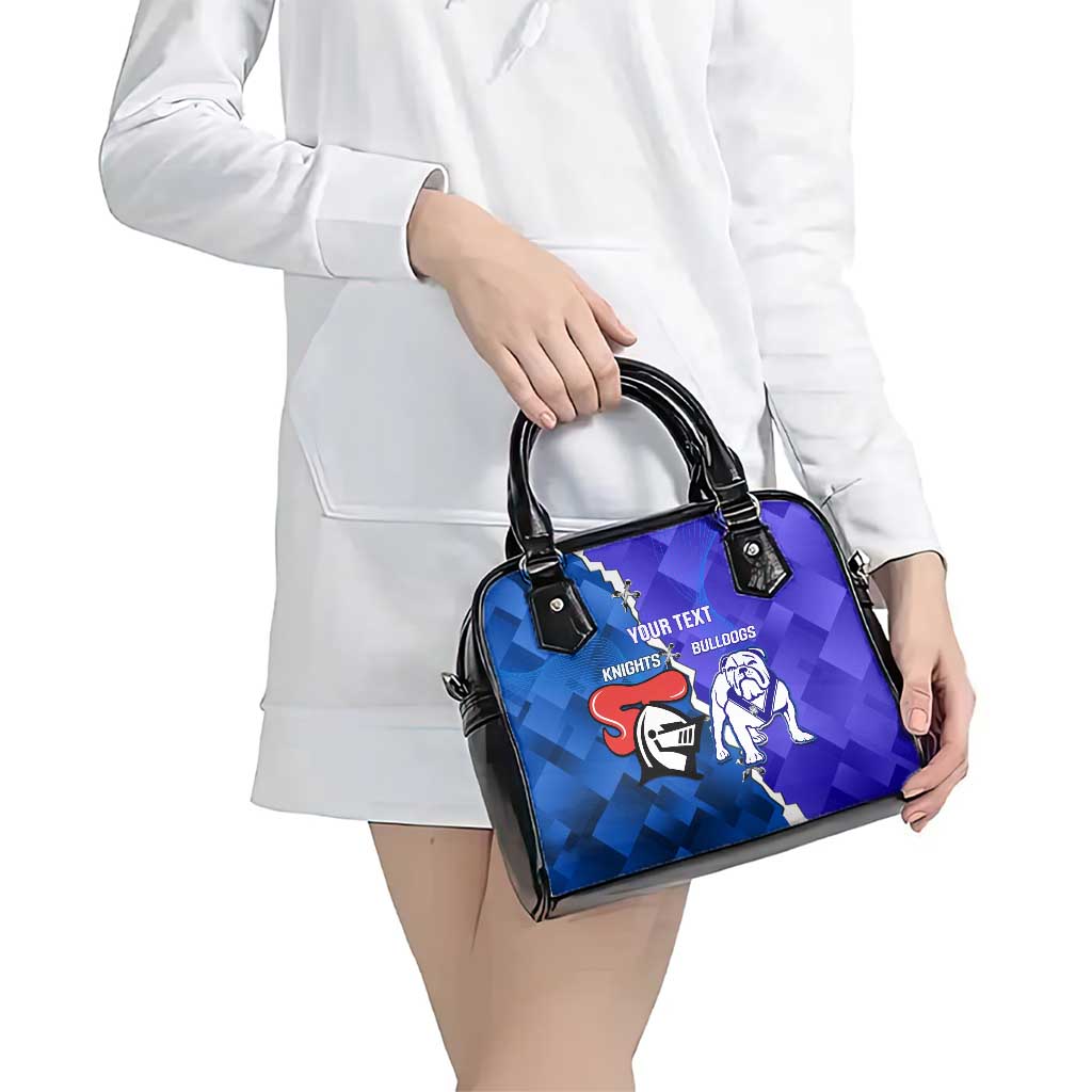 Custom Bulldogs And Knights Rugby 2025 Shoulder Handbag Dynamic Style