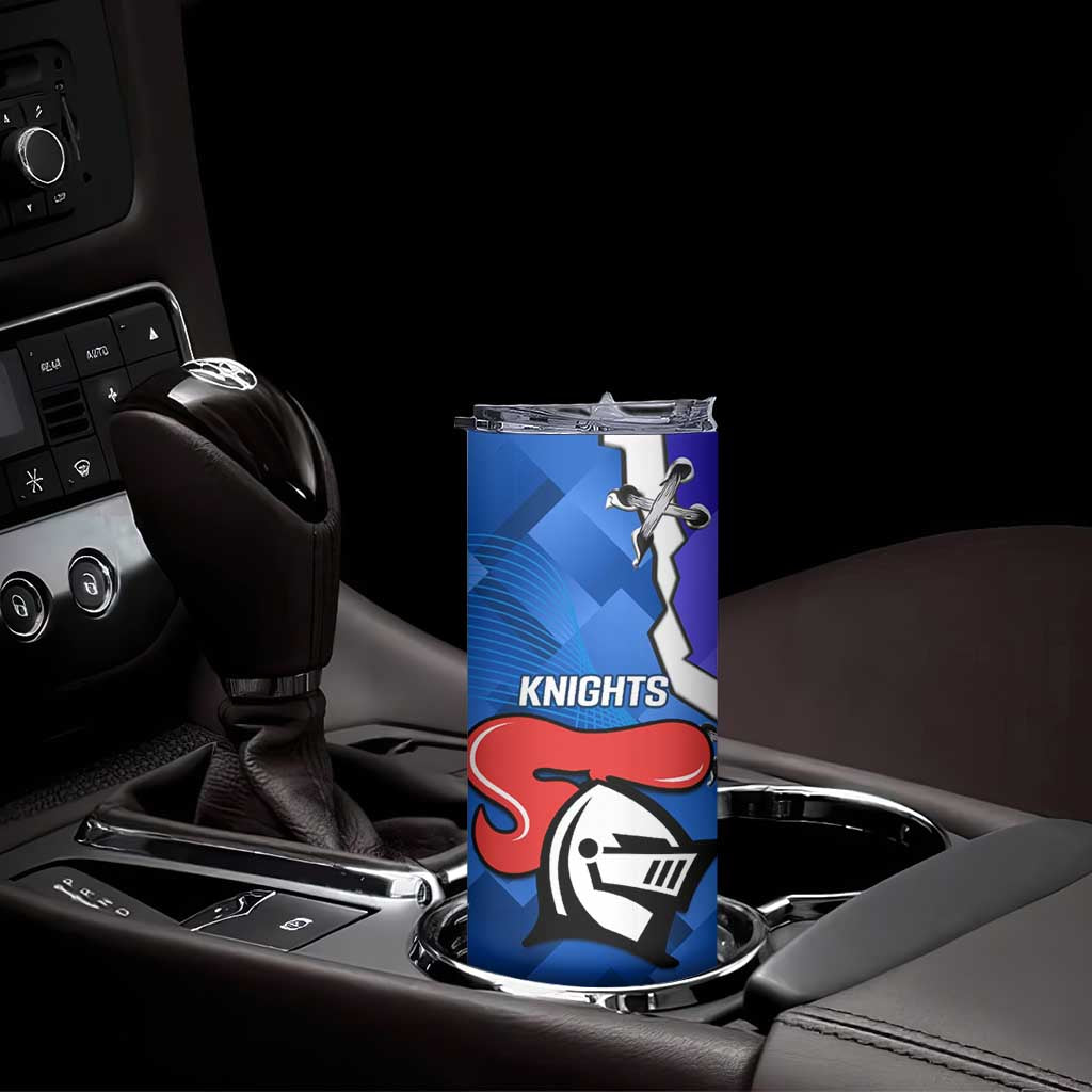 Custom Bulldogs And Knights Rugby 2025 Skinny Tumbler Dynamic Style