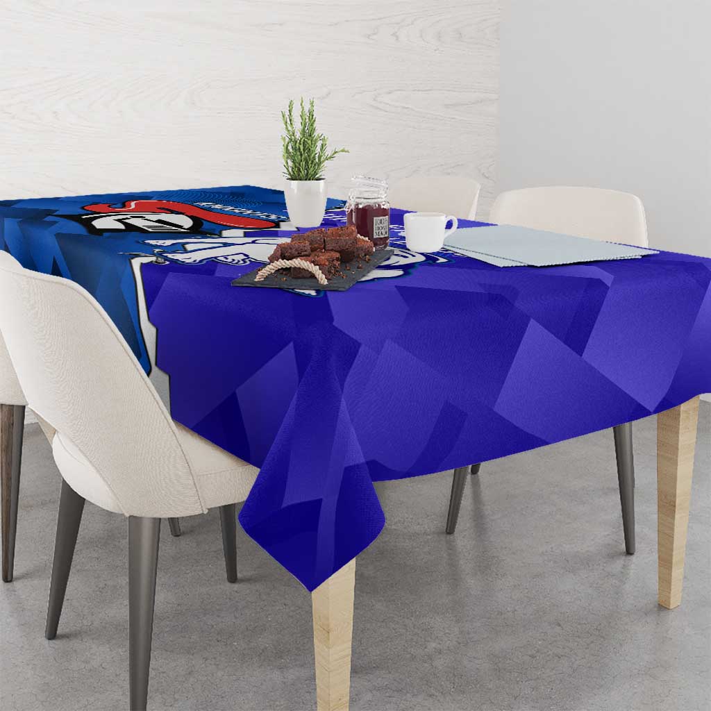 Custom Bulldogs And Knights Rugby 2025 Tablecloth Dynamic Style