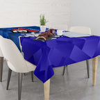 Custom Bulldogs And Knights Rugby 2025 Tablecloth Dynamic Style