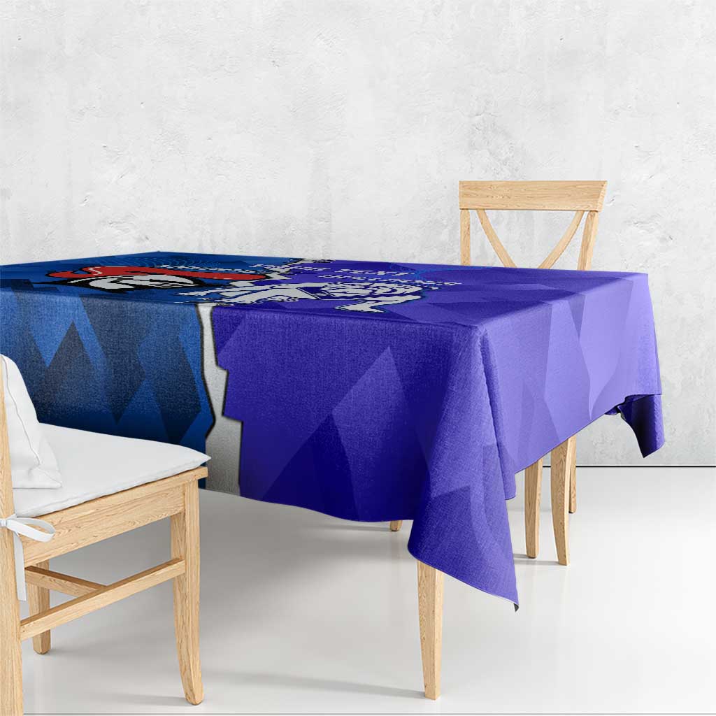 Custom Bulldogs And Knights Rugby 2025 Tablecloth Dynamic Style