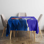 Custom Bulldogs And Knights Rugby 2025 Tablecloth Dynamic Style