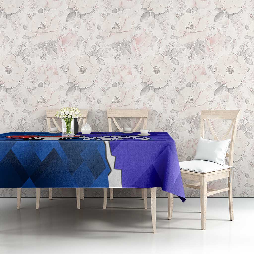 Custom Bulldogs And Knights Rugby 2025 Tablecloth Dynamic Style