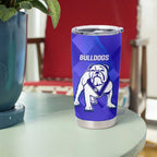 Custom Bulldogs And Knights Rugby 2025 Tumbler Cup Dynamic Style