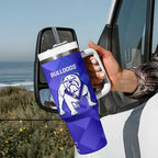 Custom Bulldogs And Knights Rugby 2025 Tumbler With Handle Dynamic Style