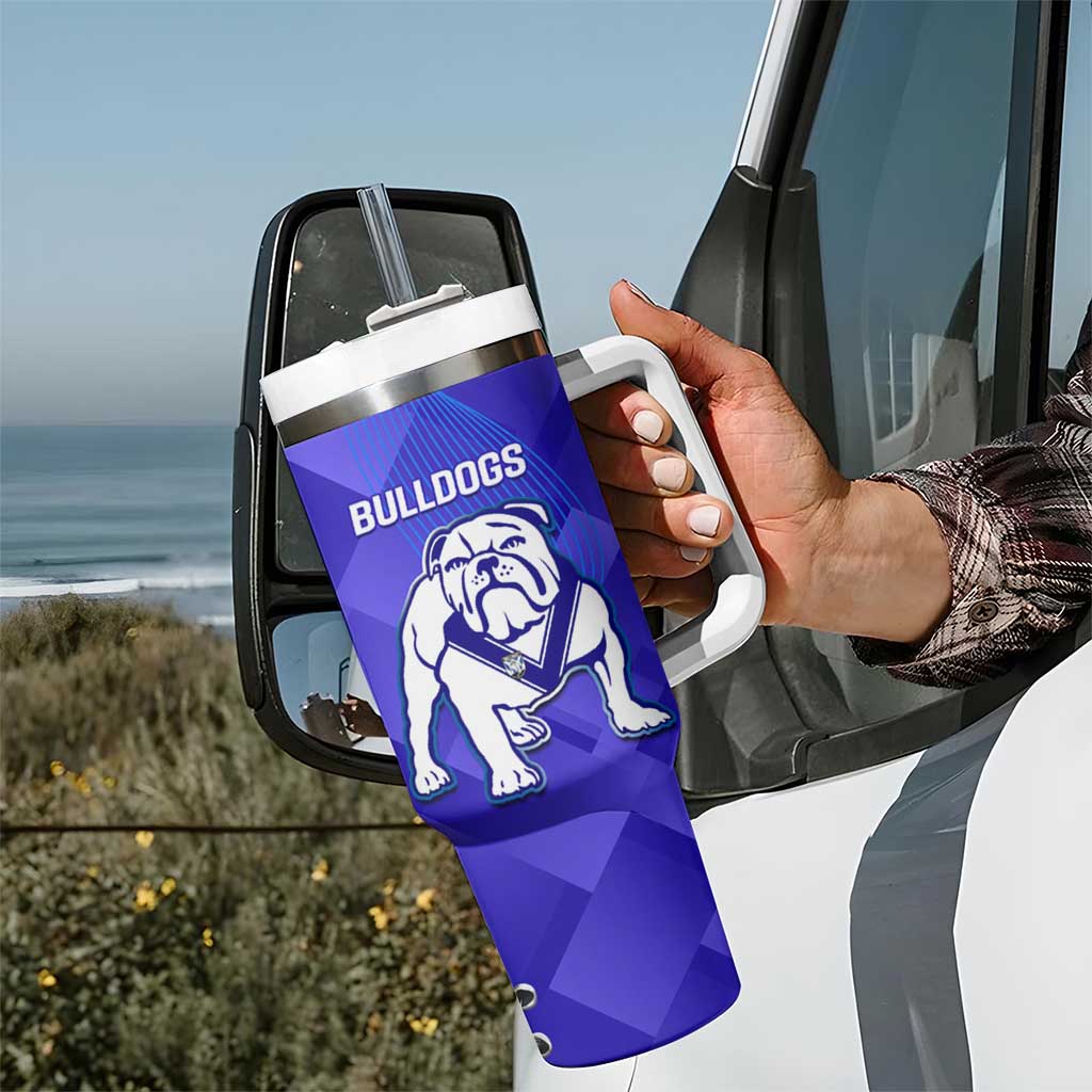 Custom Bulldogs And Knights Rugby 2025 Tumbler With Handle Dynamic Style