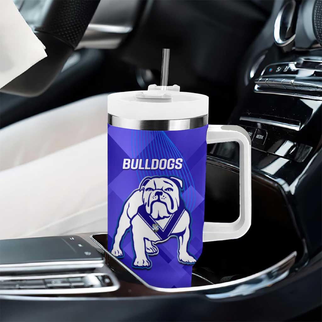 Custom Bulldogs And Knights Rugby 2025 Tumbler With Handle Dynamic Style