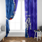 Custom Bulldogs And Knights Rugby 2025 Window Curtain Dynamic Style