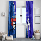 Custom Bulldogs And Knights Rugby 2025 Window Curtain Dynamic Style