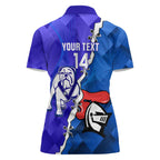 Custom Bulldogs And Knights Rugby 2025 Women Polo Shirt Dynamic Style