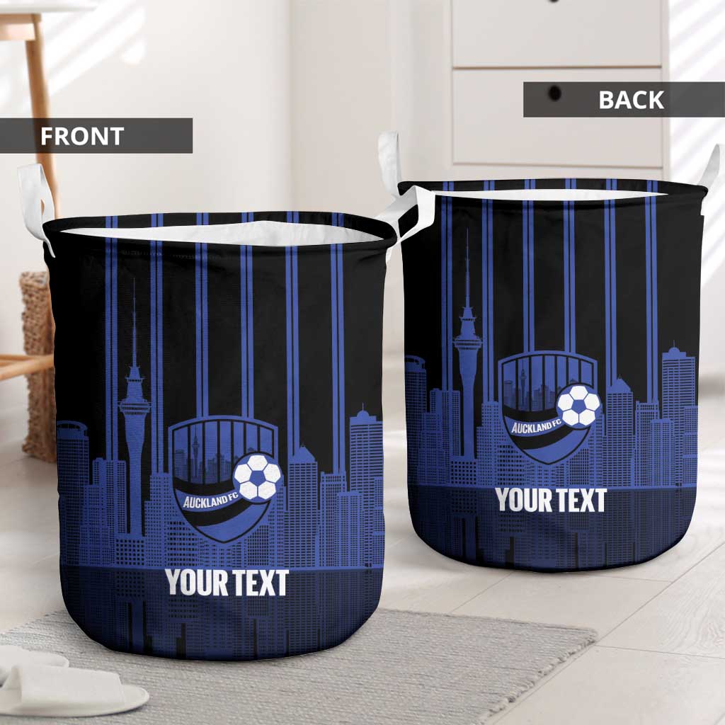 New Zealand Auckland Football Custom Laundry Basket Go City of Sails Est 2025