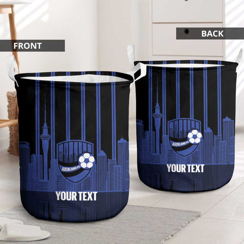 New Zealand Auckland Football Custom Laundry Basket Go City of Sails Est 2025