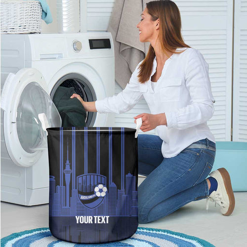 New Zealand Auckland Football Custom Laundry Basket Go City of Sails Est 2025