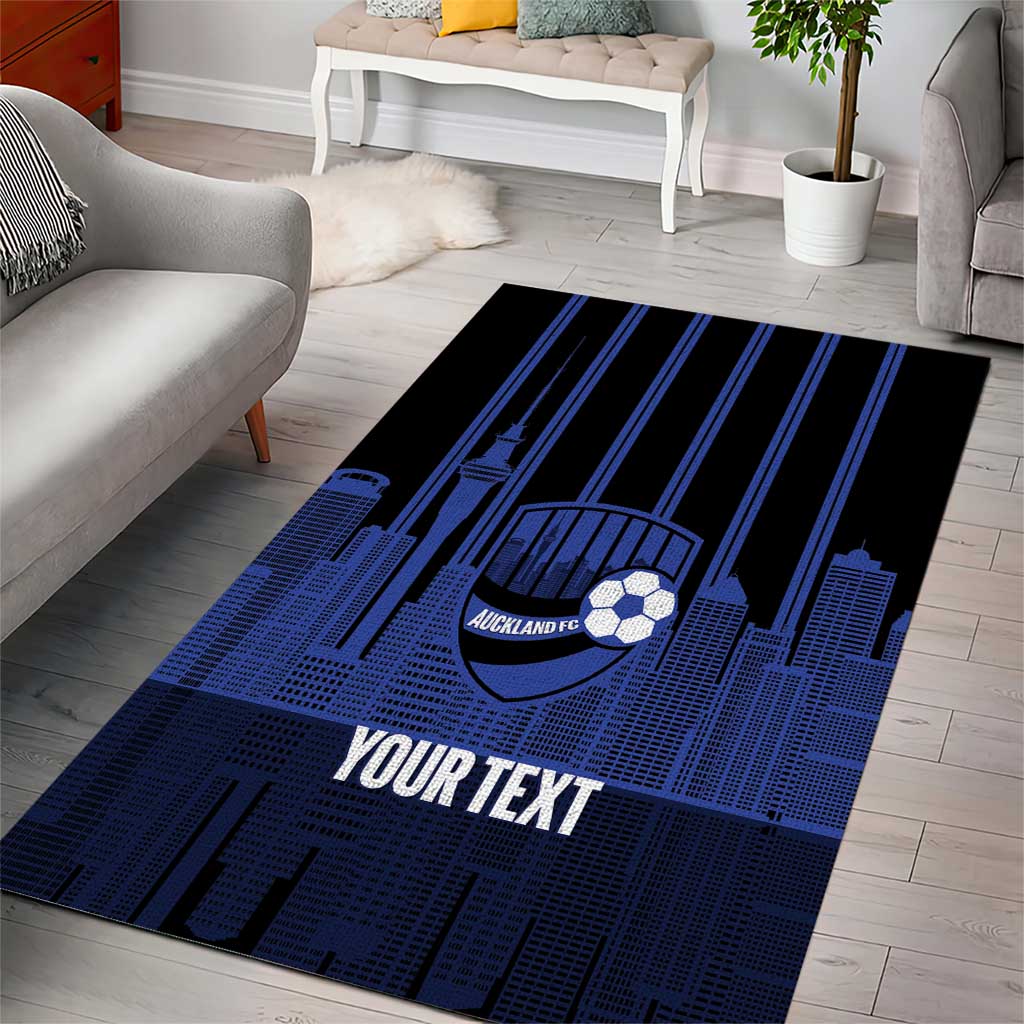 New Zealand Auckland Football Custom Area Rug Go City of Sails Est 2025
