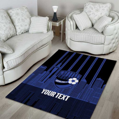 New Zealand Auckland Football Custom Area Rug Go City of Sails Est 2025