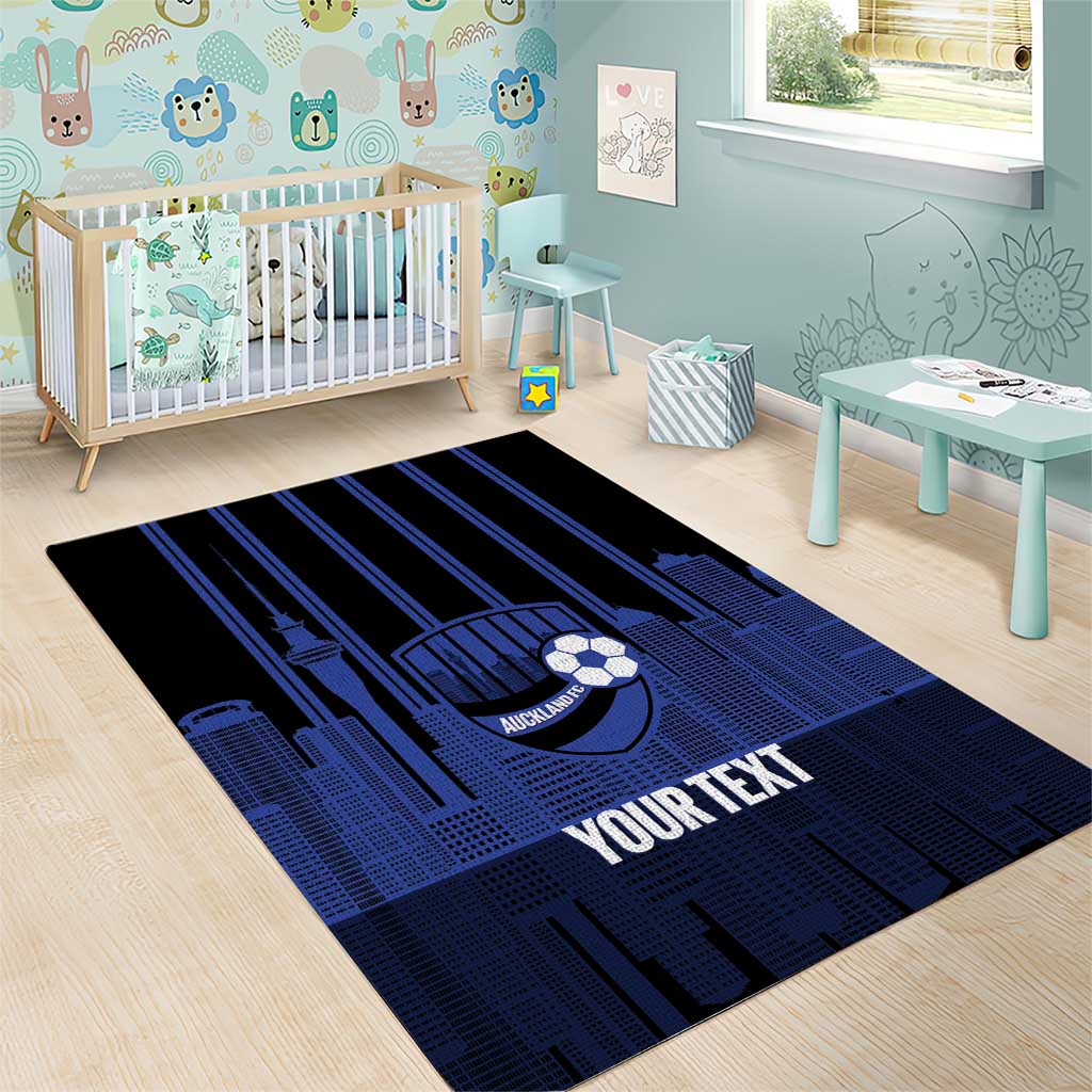New Zealand Auckland Football Custom Area Rug Go City of Sails Est 2025