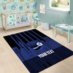 New Zealand Auckland Football Custom Area Rug Go City of Sails Est 2025
