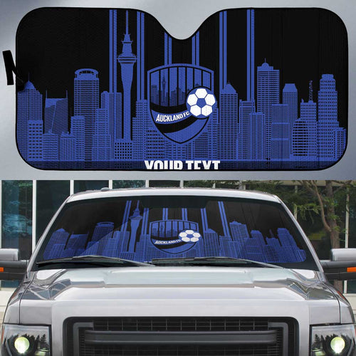 New Zealand Auckland Football Custom Auto Sun Shade Go City of Sails Est 2025