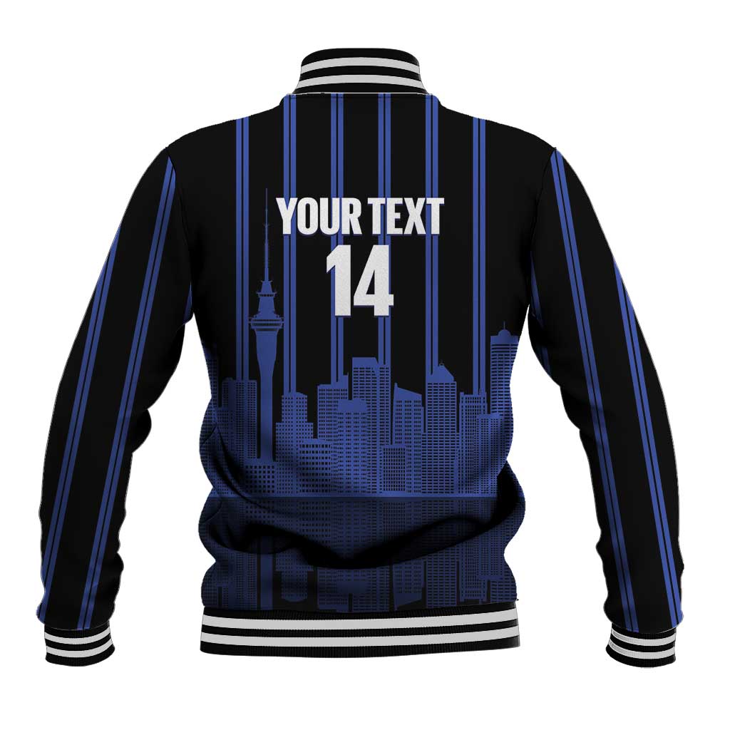 New Zealand Auckland Football Custom Baseball Jacket Go City of Sails Est 2025