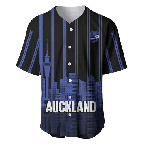 New Zealand Auckland Football Custom Baseball Jersey Go City of Sails Est 2025