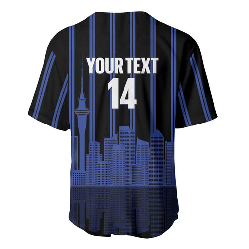 New Zealand Auckland Football Custom Baseball Jersey Go City of Sails Est 2025