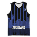 New Zealand Auckland Football Custom Basketball Jersey Go City of Sails Est 2025