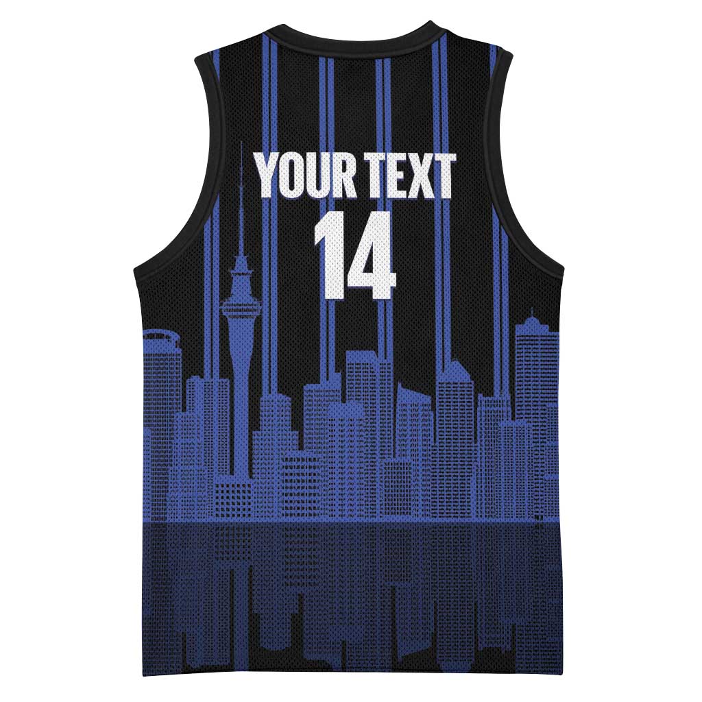 New Zealand Auckland Football Custom Basketball Jersey Go City of Sails Est 2025